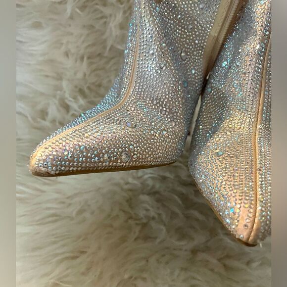 INC International Concepts Reisa 6 Bling Ankle Booties 7.5 - Picture 7 of 11